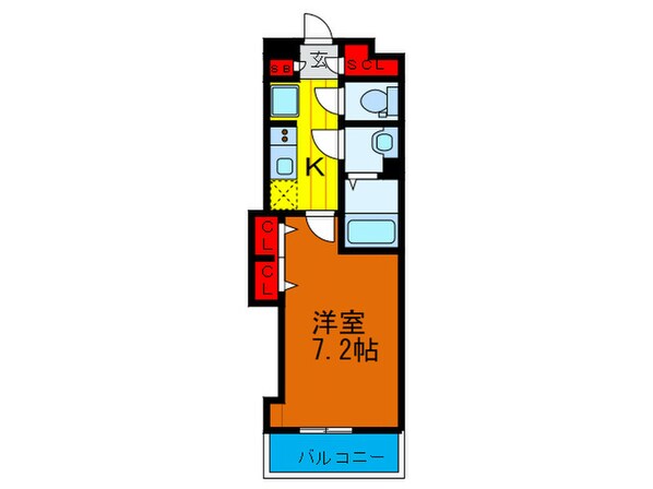 LUXENA　KADOMAの物件間取画像